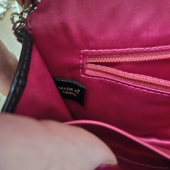 Coach Black Patent Leather Convertible Clutch Crossbody Bag - Picture 5 of 6